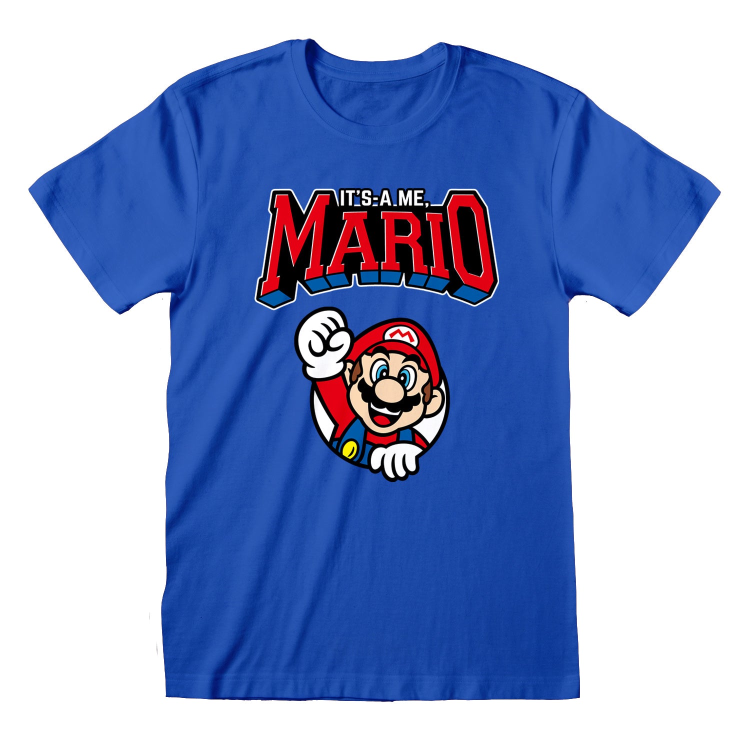 Nintendo Super Mario - Mario Varsity ( - tshirt - t-shirt - Size S