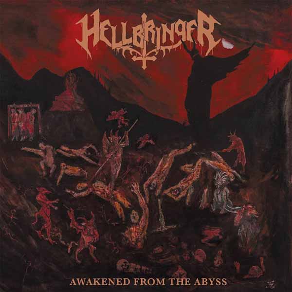 HELLBRINGER - AWAKENED FROM THE ABYSS (SPLATTER VINYL) - Vinyl Record image 1