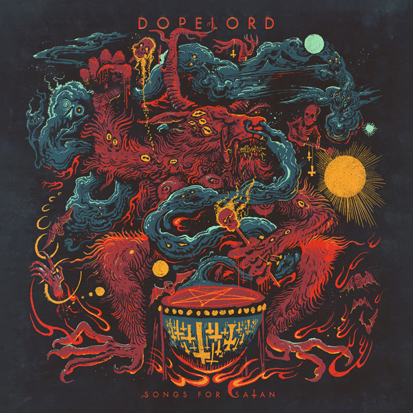DOPELORD - SONGS FOR SATAN (BLUE/BLACK MARBLE VINYL) - Vinyl Record image 1