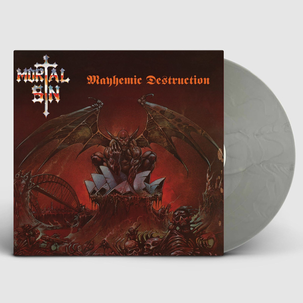 MORTAL SIN - MAYHEMIC DESTRUCTION - SILVER VINYL EDITION - Vinyl Record image 1