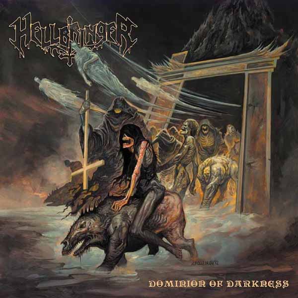 HELLBRINGER - DOMINION OF DARKNESS (SPLATTER VINYL) - Vinyl Record image 1