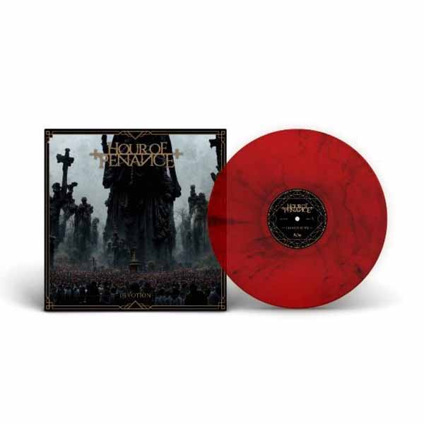 HOUR OF PENANCE - DEVOTION (RED SMOKED VINYL) - Vinyl Record image 1