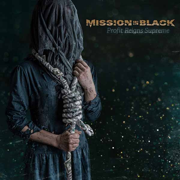 MISSION IN BLACK - PROFIT REIGNS SUPREME (TRANSPARENT MARBLE PETROL/ BL image 1
