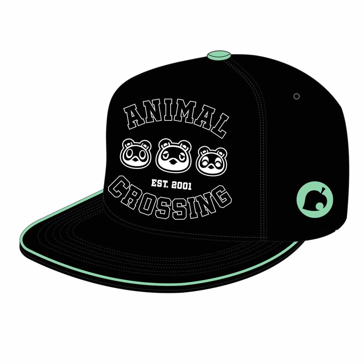 Rubber Leaf (Unisex Black Snapback Cap) One Size