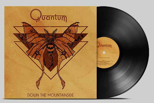 QUANTUM - DOWN THE MOUNTAINSIDE - Vinyl Record image 1
