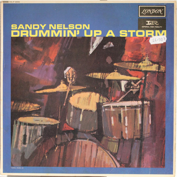 Sandy Nelson - Drummin' Up A Storm - Used Vinyl Record image 1