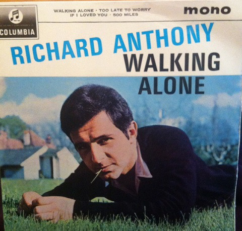 Richard Anthony - Walking Alone - Used Vinyl Record 7" image 1