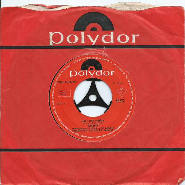Marbles - Only One Woman - Used Vinyl Record 7" image 1