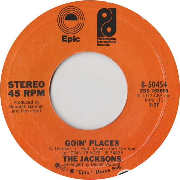 Jacksons - Goin' Places - Used Vinyl Record 7" image 1