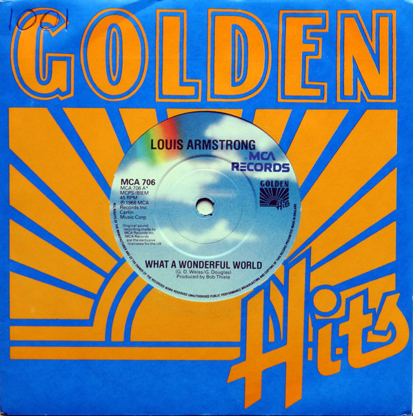 Louis Armstrong - What A Wonderful World / Hello Dolly - Used Vinyl Re image 1