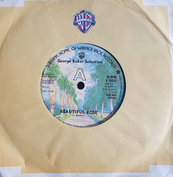 George Baker Selecti - Beautiful Rose - Used Vinyl Record 7" image 1