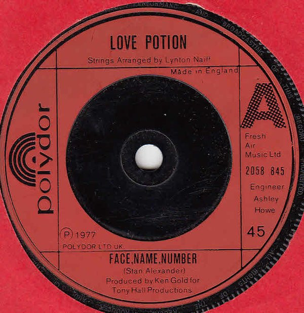 Love Potion - Face, Name, Number / Please, Please - Used Vinyl Record image 1