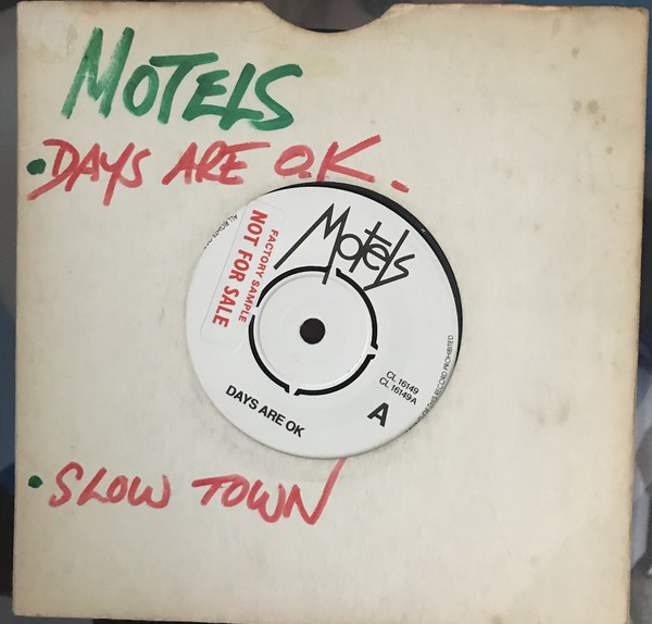 Motels - Days Are OK - Used Vinyl Record 7" image 1