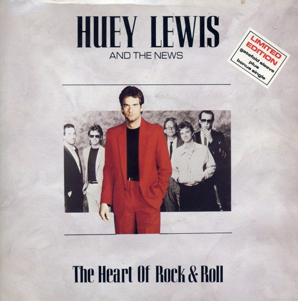 Huey Lewis & The New - Heart Of Rock & Roll - Used Vinyl Record 7" image 1