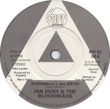 Ian Dury And The Blo - Sueperman's Big Sister - Used Vinyl Recor image 1