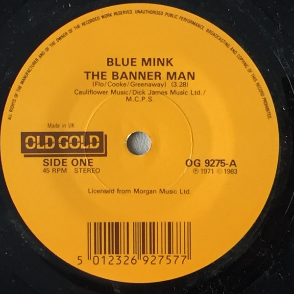 Blue Mink - Banner Man / Stay With Me - Used Vinyl Record 7" image 1