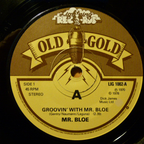 Mr. Bloe - Groovin' With - Used Vinyl Record 7" image 1