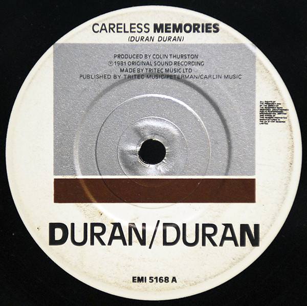 Duran Duran - Careless Memories - Used Vinyl Record 7" image 1