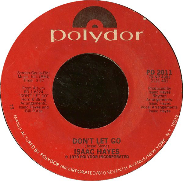 Isaac Hayes - Don't Let Go - Used Vinyl Record 7" image 1
