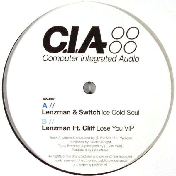 Lenzman - Ice Cold Soul - Vinyl Record 12" image 1