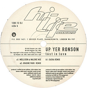 Up Yer Ronson - Lost In Love - Used Vinyl Record 12" image 1