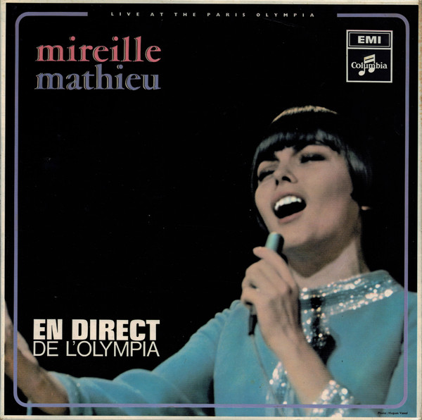 Mireille Mathieu - En Direct De L'Olympia - Used Vinyl Record image 1