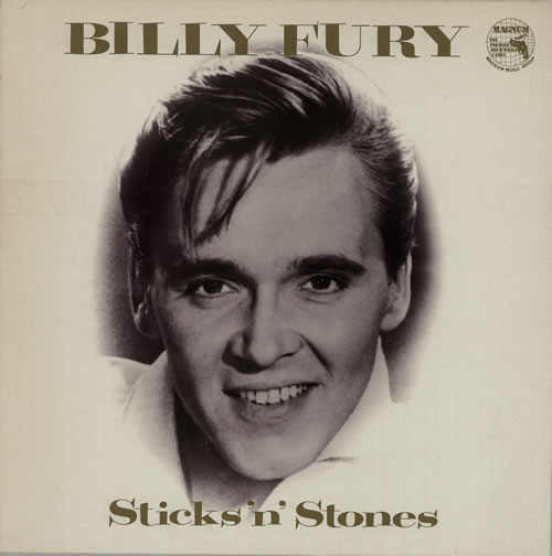 Billy Fury - Sticks 'N' Stones - Used Vinyl Record image 1