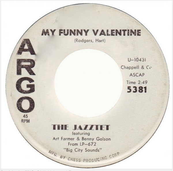 My Funny Valentine / Blues On Down