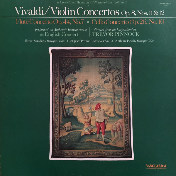 Il Cimento Dell'Armonia E Dell'Inventione, Volume 3: Violin Concertos Op. 8, Nos. 11 & 12 / Flute Concerto Op. 44, No. 7 • Cello Concerto Op. 26, No. 10