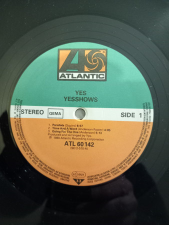 Yes - shows - Used Vinyl Record image 1