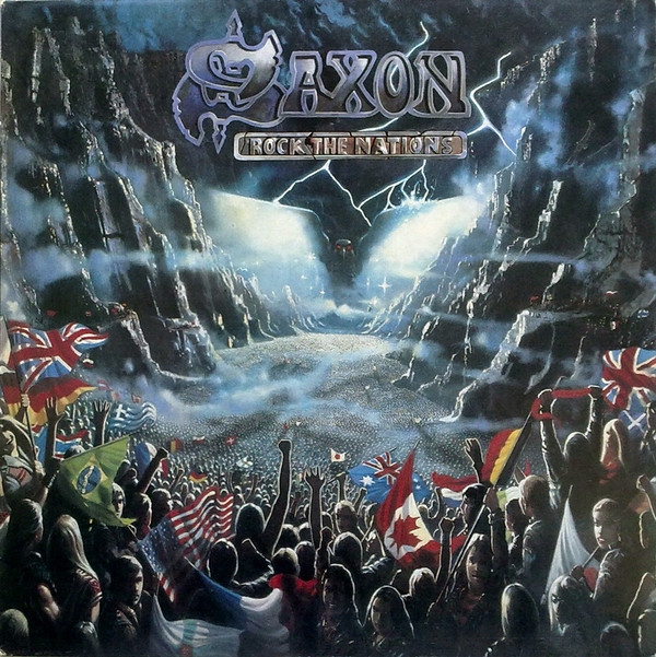 Saxon - Rock The Nations - Used Vinyl Record image 1