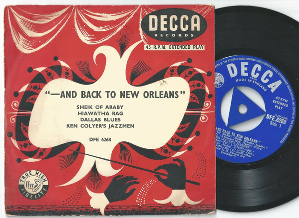 Ken Colyer's Jazzmen - And Back To New Orleans - Used Vinyl Record 7" image 1