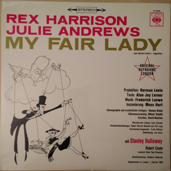 Rex Harrison - My Fair Lady - Used Vinyl Record image 1