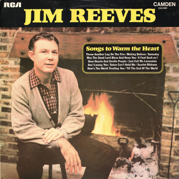 Jim Reeves - Songs To Warm The Heart - Used Vinyl Record image 1