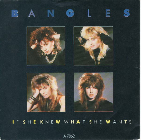Bangles - If She Knew What She Wants - Used Vinyl Record 7" image 1