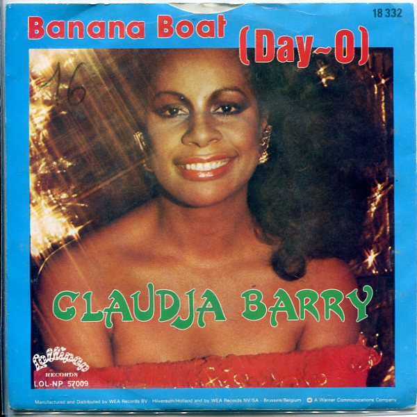 Claudja Barry - Banana Boat (Day-O) - Used Vinyl Record 7" image 1