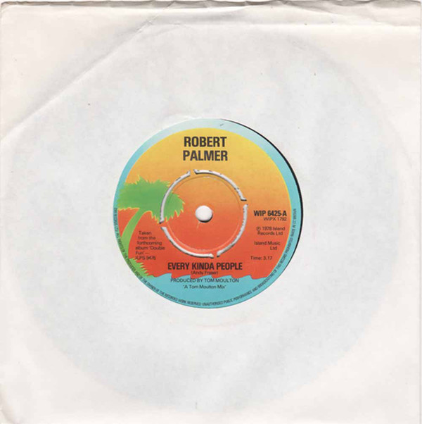 Robert Palmer - Every Kinda People - Used Vinyl Record 7" image 1