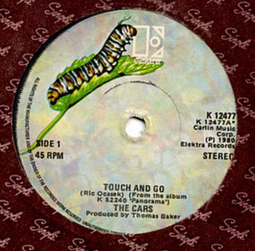 Cars - Touch And Go - Used Vinyl Record 7" image 1