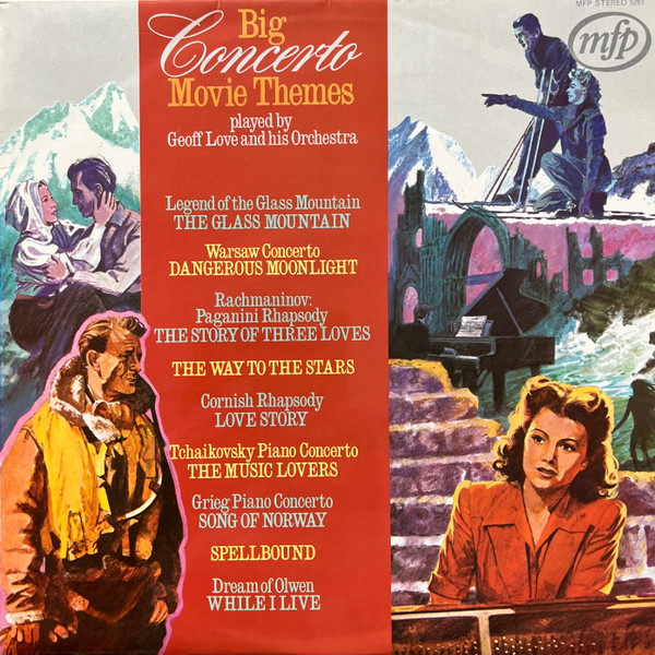 Geoff Love & His Orc - Big Concerto Movie Themes - Used Vinyl Record image 1