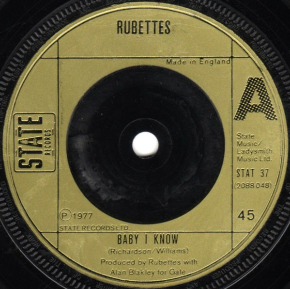Rubettes - Baby I Know - Used Vinyl Record 7" image 1