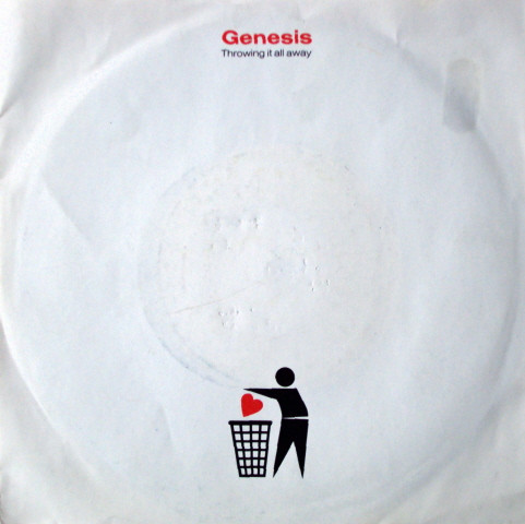 Genesis - Throwing It All Away - Used Vinyl Record 7" image 1