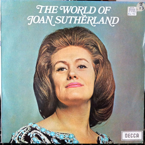 Joan Sutherland - World Of - Used Vinyl Record image 1