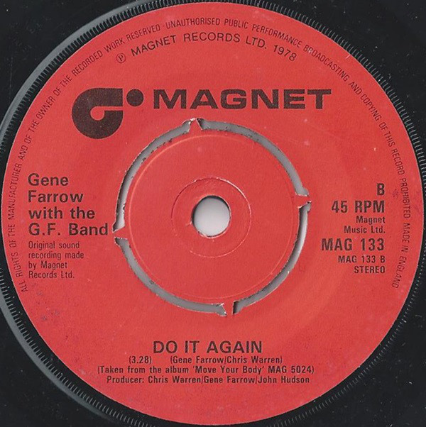 Gene Farrow With G.F - Dance With Me - Used Vinyl Record 7" image 1