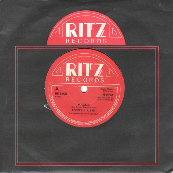 Foster & Allen - Maggie - Used Vinyl Record 7" image 1