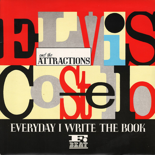 Elvis Costello & The - Everyday I Write The Book - Used Vinyl Record 7" image 1