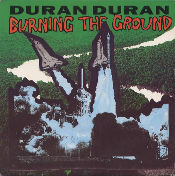 Duran Duran - Burning The Ground - Used Vinyl Record 7" image 1