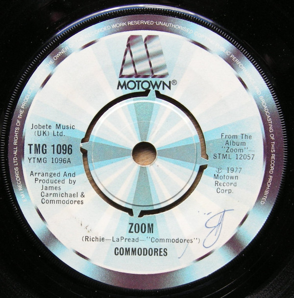 Commodores - Zoom - Used Vinyl Record 7" image 1