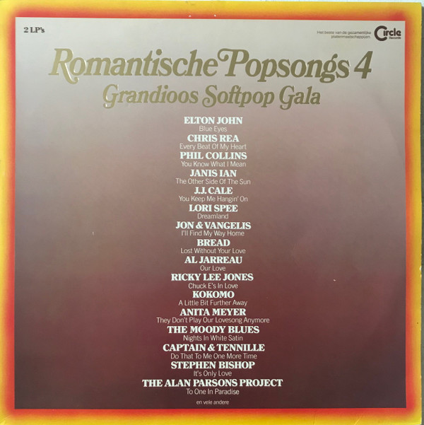 Various - Romantische Popsongs 4 - Used Vinyl Record image 1