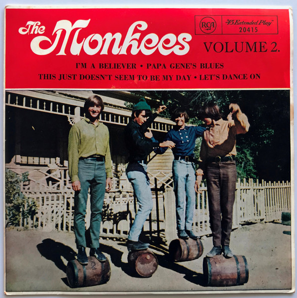 Monkees - Volume 2 - Used Vinyl Record 7" image 1