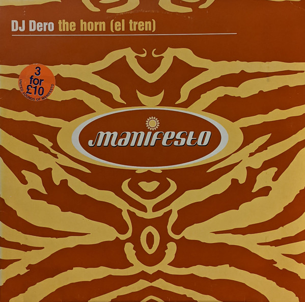 DJ Dero - Horn (El Tren) - Used Vinyl Record 12" image 1